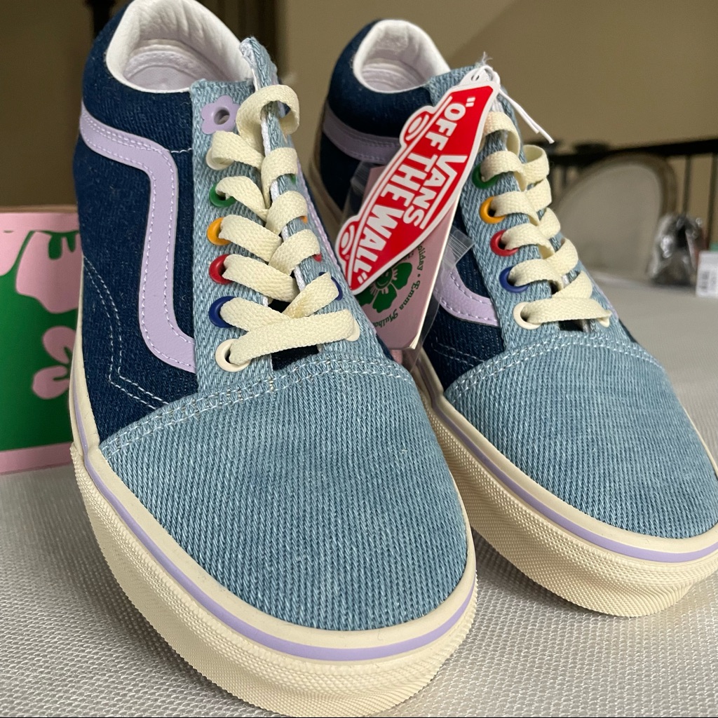 Vans X Em On Holiday Old Skool Denim Blue Sneakers Limited-Edition